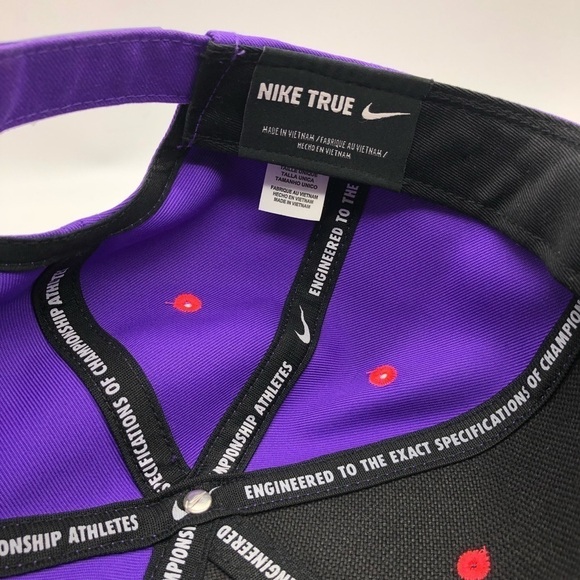 NIKE AND KD BALL CAP - BRIGHT PURPLE, AQUA, NEON ORANGE AND BLACK - ONE SIZE - Picture 8 of 12